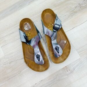 Papillo ladies men’s Gizeh Birkenstocks Sz L 6 M 4 good preowned condition